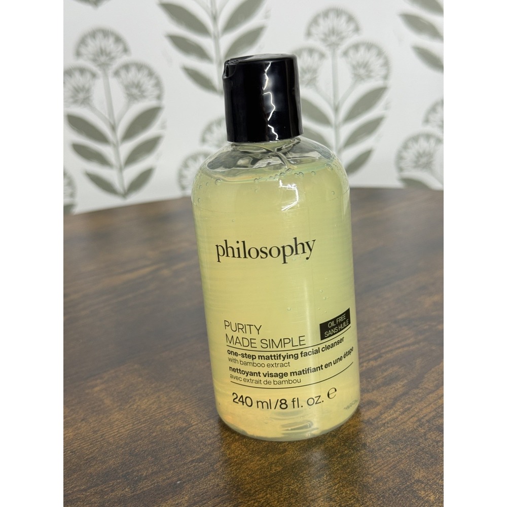 Philosophy Purity 1-step Mattifying Facial Cleanser 8 fl oz. New and Sealed